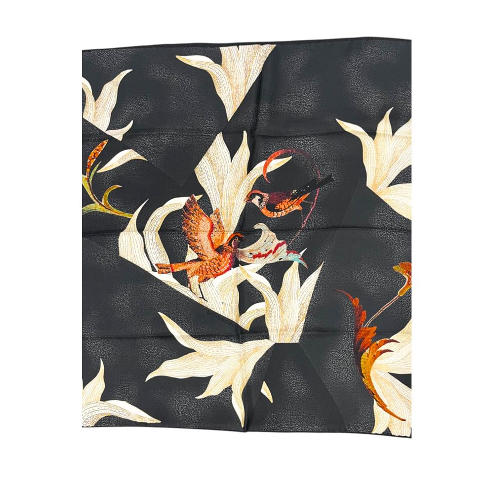 Borbonese Beige Silk Women Scarf