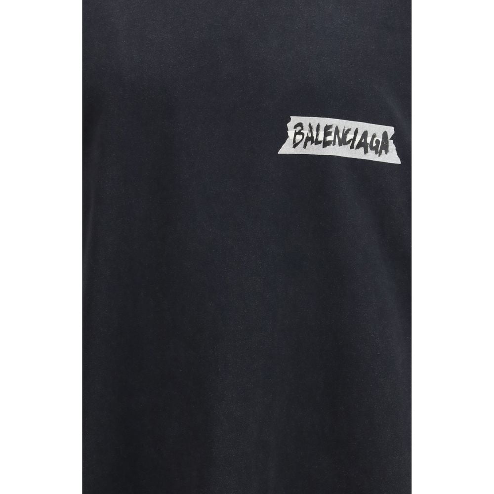 Sweat-shirt Balenciaga en coton noir
