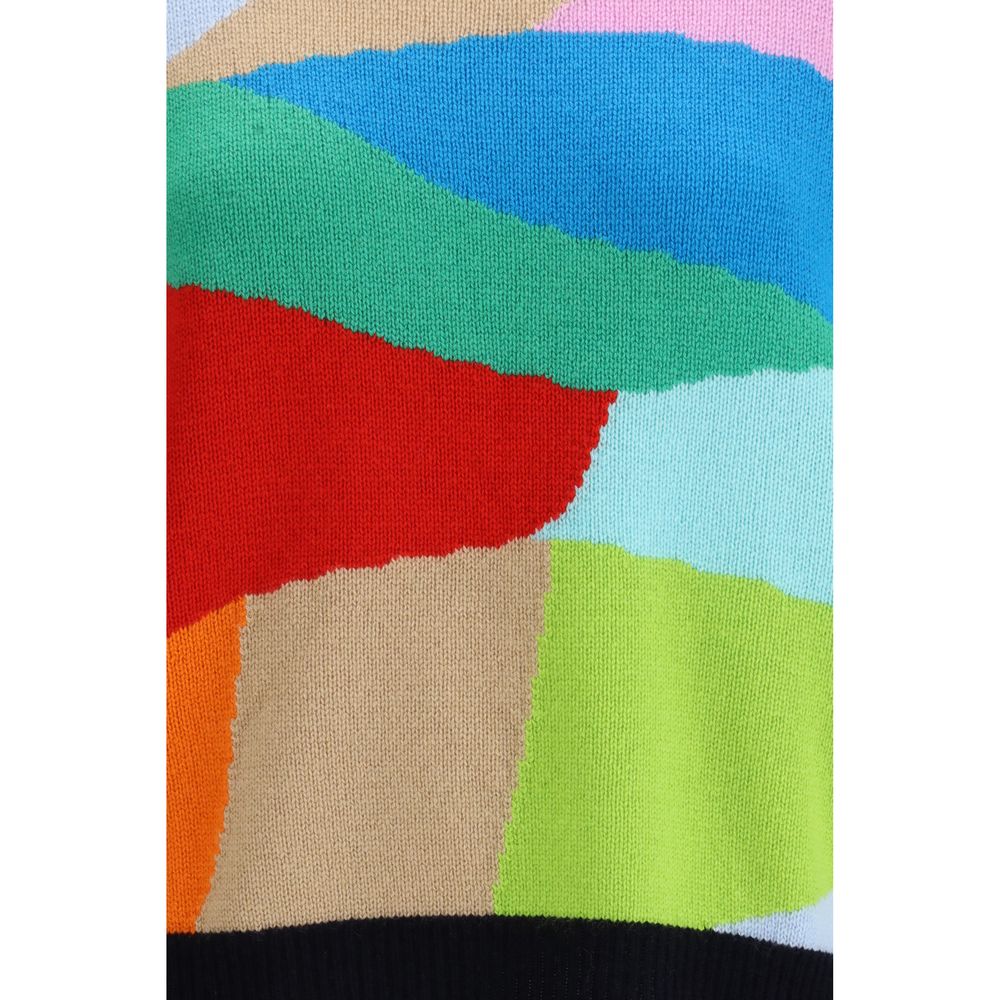 Allude Multicolor Cashmere Cashmere Sweater