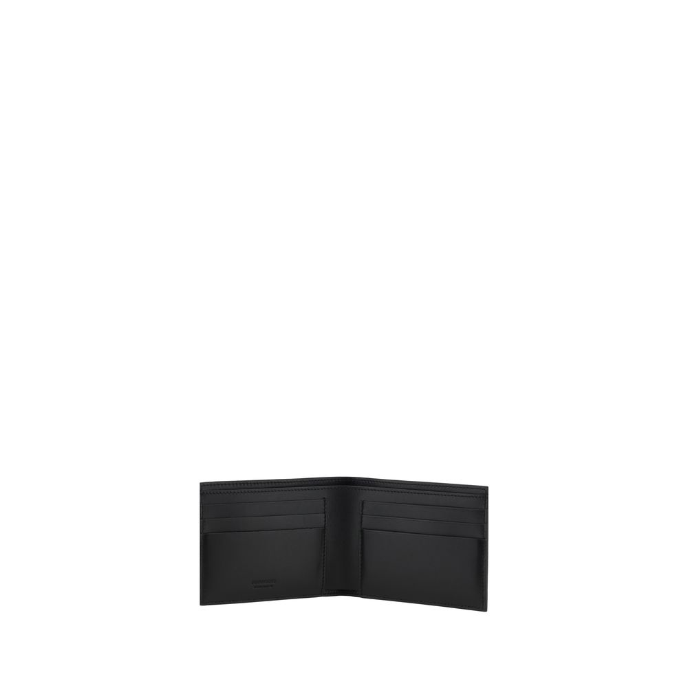 Portefeuille Ferragamo Bos Taurus en cuir de veau noir