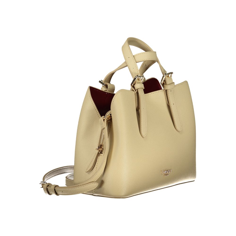 Twinset Beige Polyurethane Women's Handbag