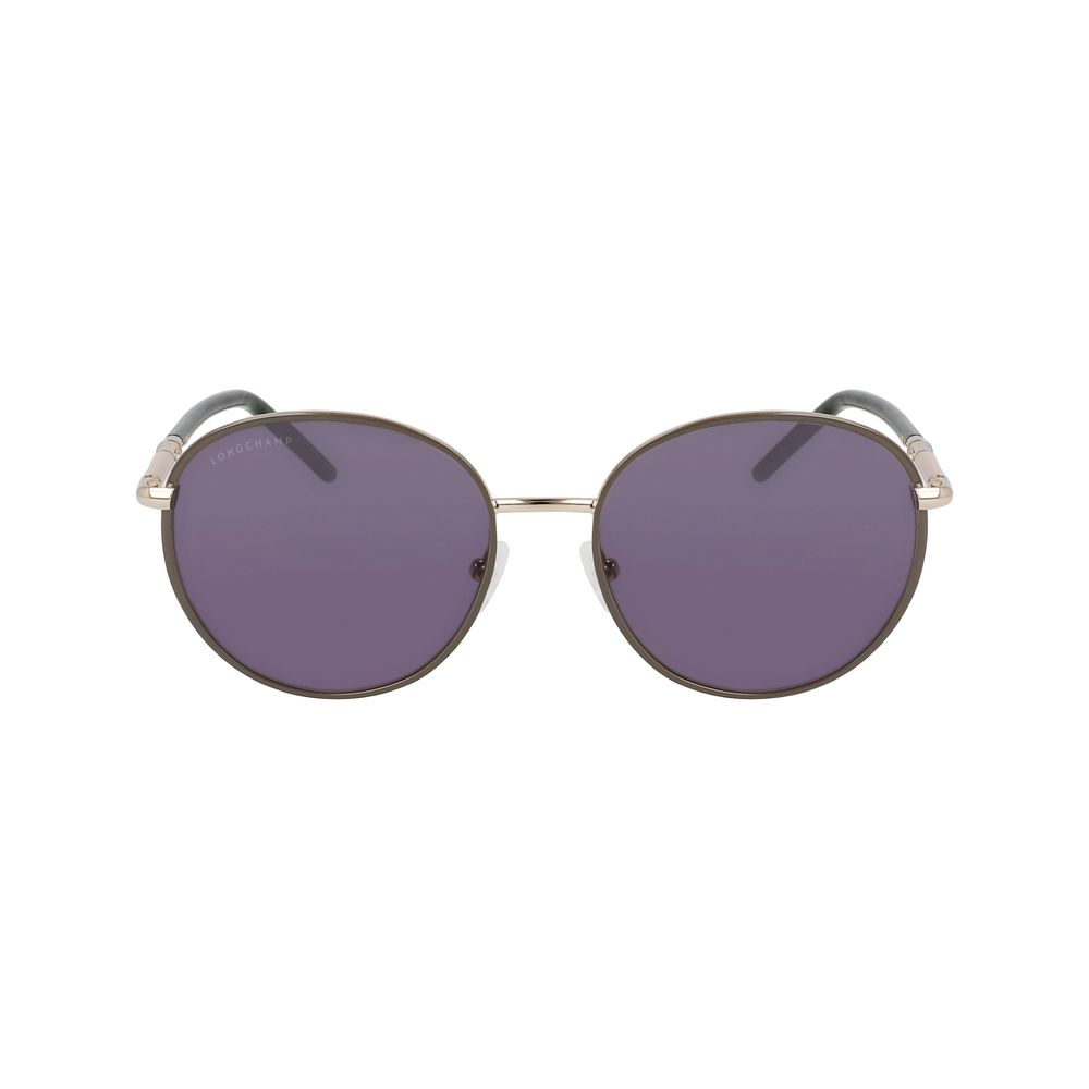 Longchamp Gold Metal Sunglasses