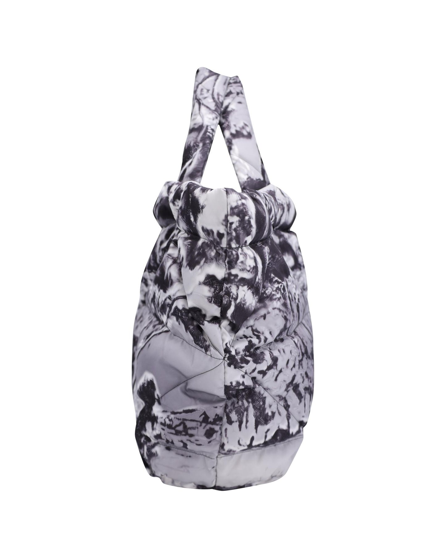 Prada Gray Nylon Tote Bag