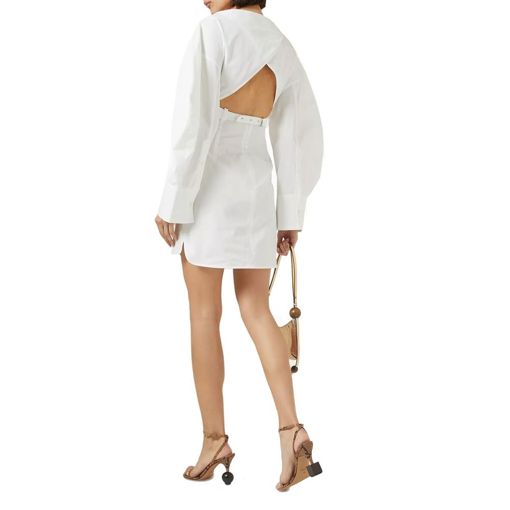Jacquemus White Cotton Casual Dress