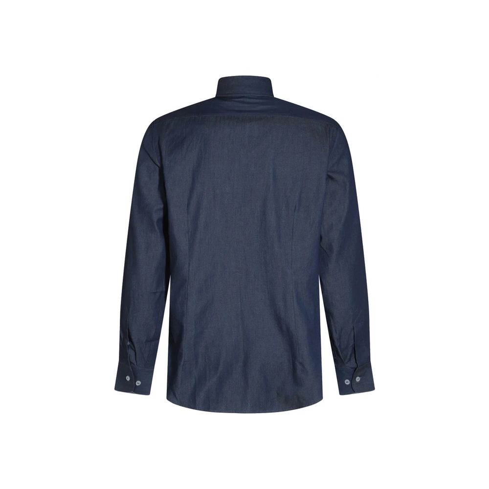 Etro Blue Denim Shirt