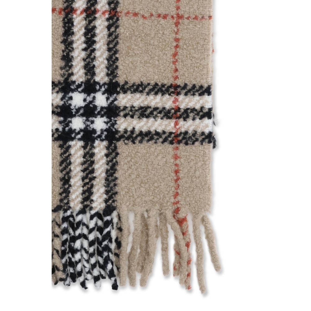 Burberry Beige Alpaca Vicugna Pacos Scarf
