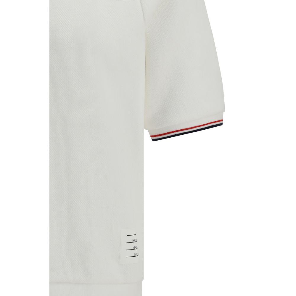 Thom Browne Wit Katoenen Sweatshirt