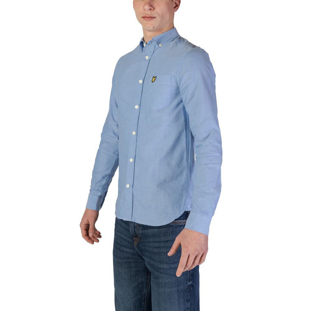 Lyle & Scott Blau Biologisch Katoenen Overhemd