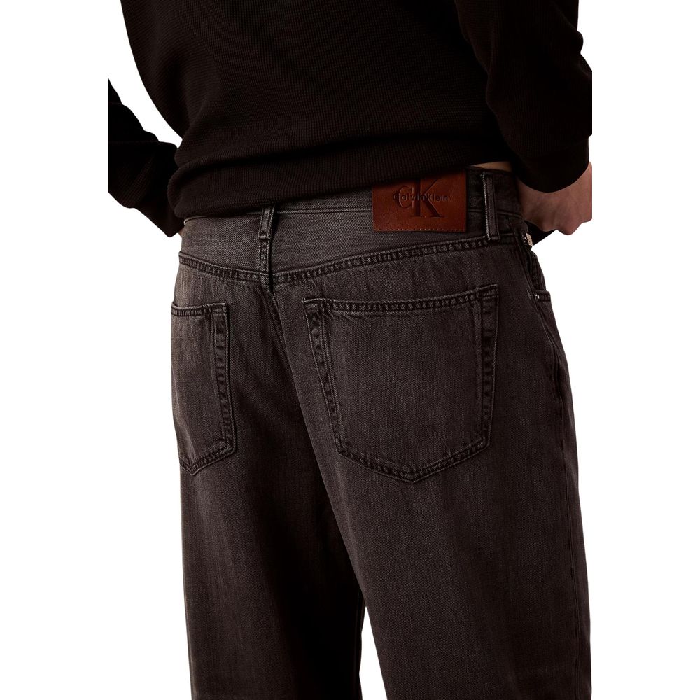 Calvin Klein Jeans Black Lyocell Relaxed Fit Jeans for Men