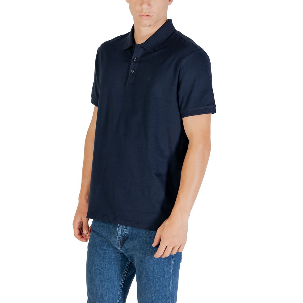 Calvin Klein Jeans blauwe katoenen polo