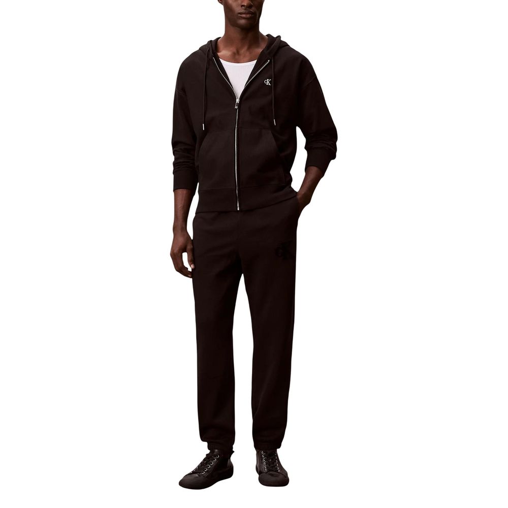 Calvin Klein Jeans Pantalon de jogging noir en coton (Pantalon d'entraînement)