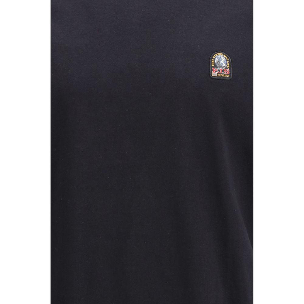 Parajumpers Black Cotton T-Shirt - Essential Casual Wear
