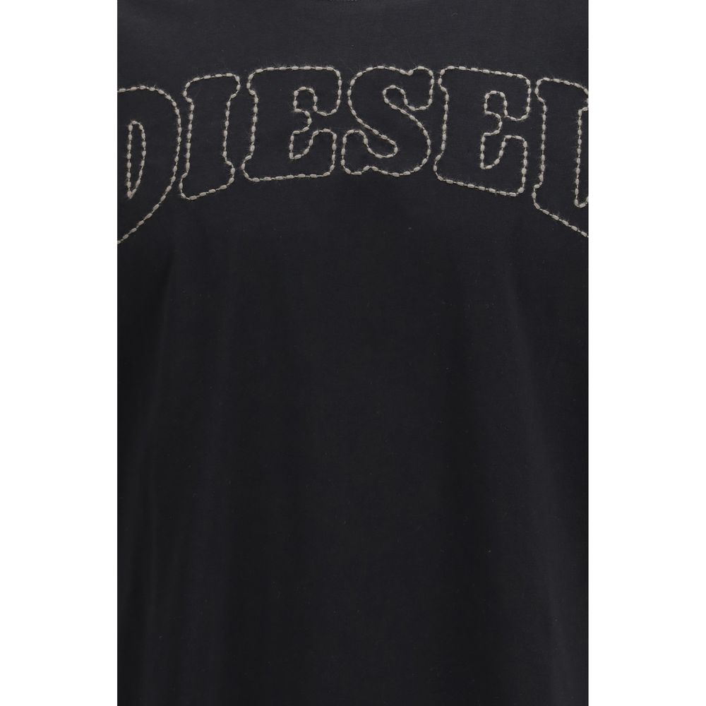 Diesel zwart katoenen T-shirt