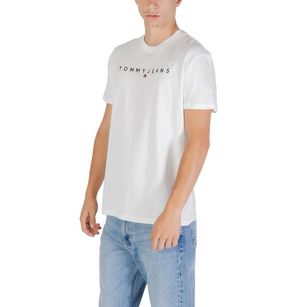 T-shirt Tommy Hilfiger Jeans blanc en coton recyclé
