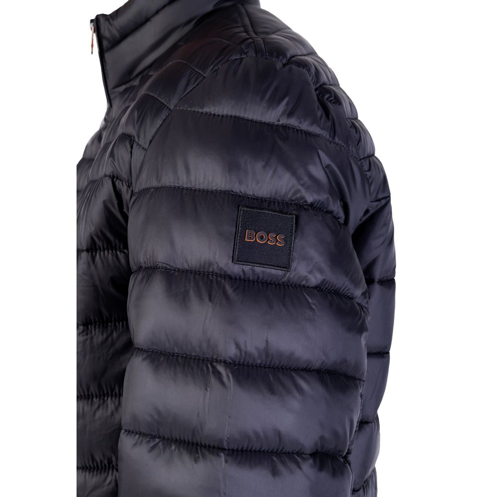 Manteau Hugo Boss noir en polyester recyclé