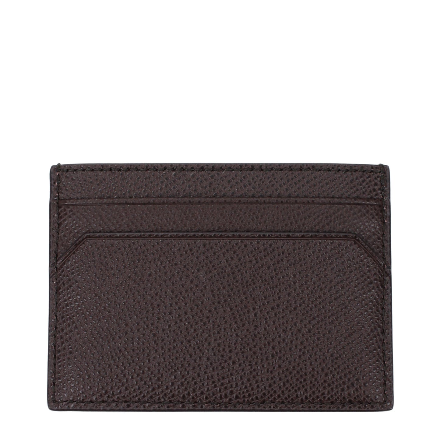 Porte-cartes Bally en cuir marron