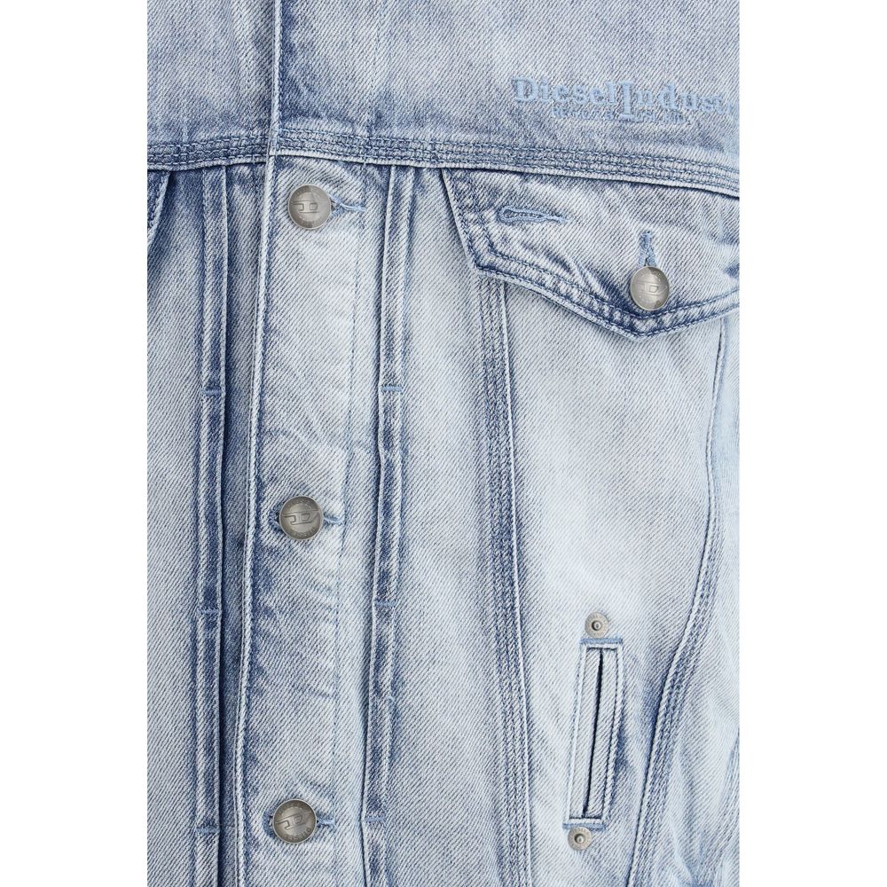 Diesel blauw katoenen denim jack