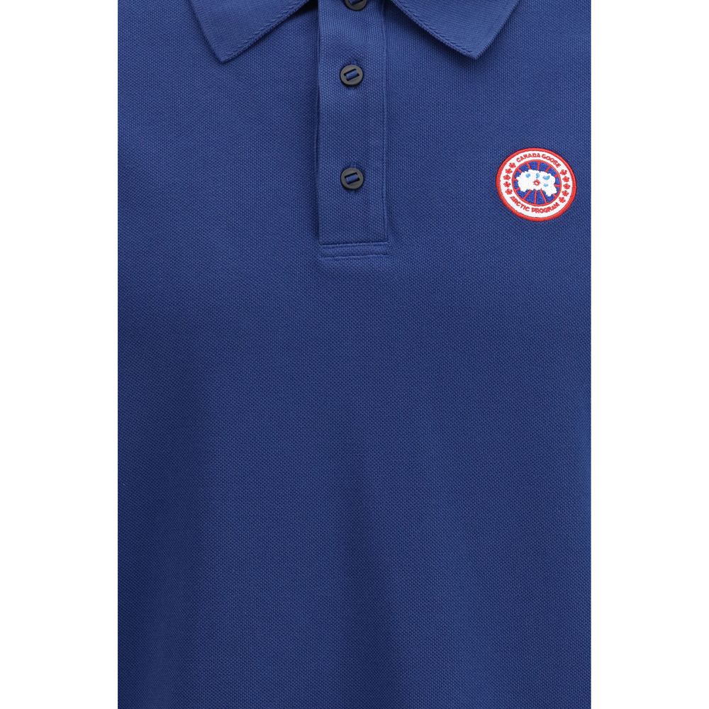 Canada Goose Blauwe Katoenen Poloshirt