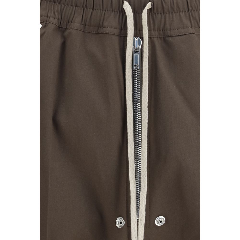 Rick Owens Bruine Katoenen Cargo Broek