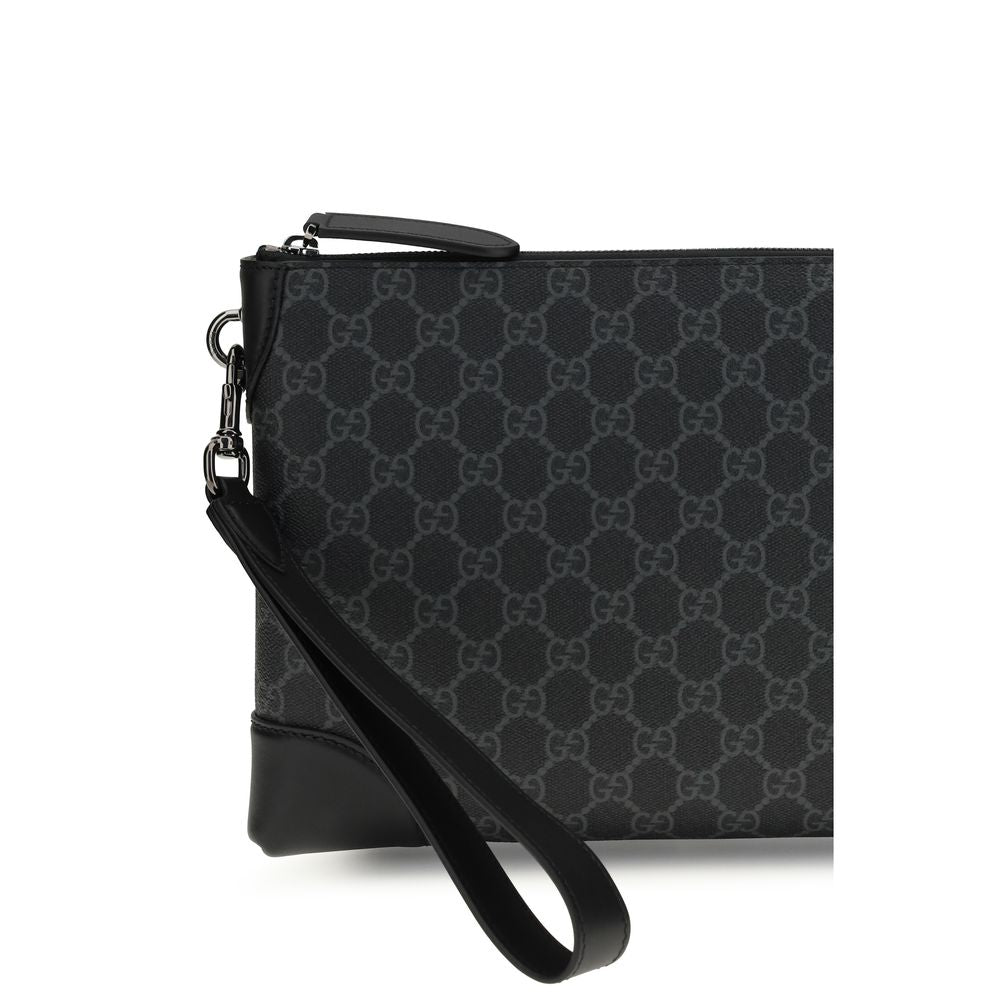 Sac à main Gucci en tissu noir