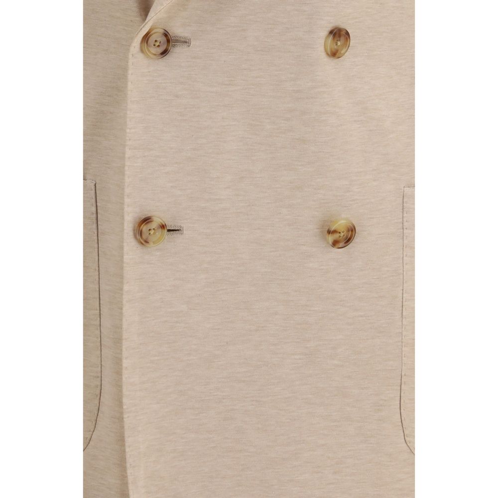 Blazer Lardini en coton beige