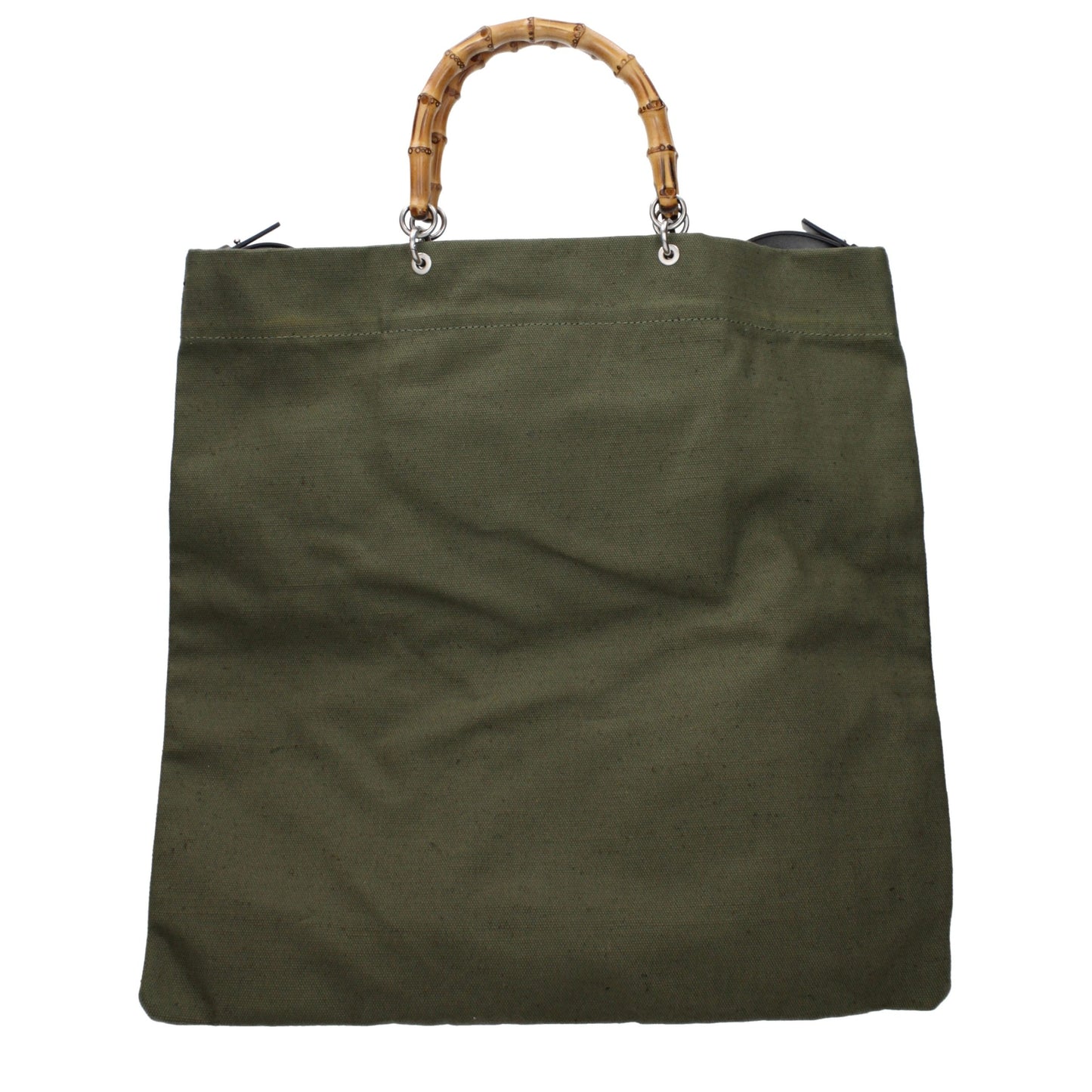 Jil Sander Groene Stoffen Handtas