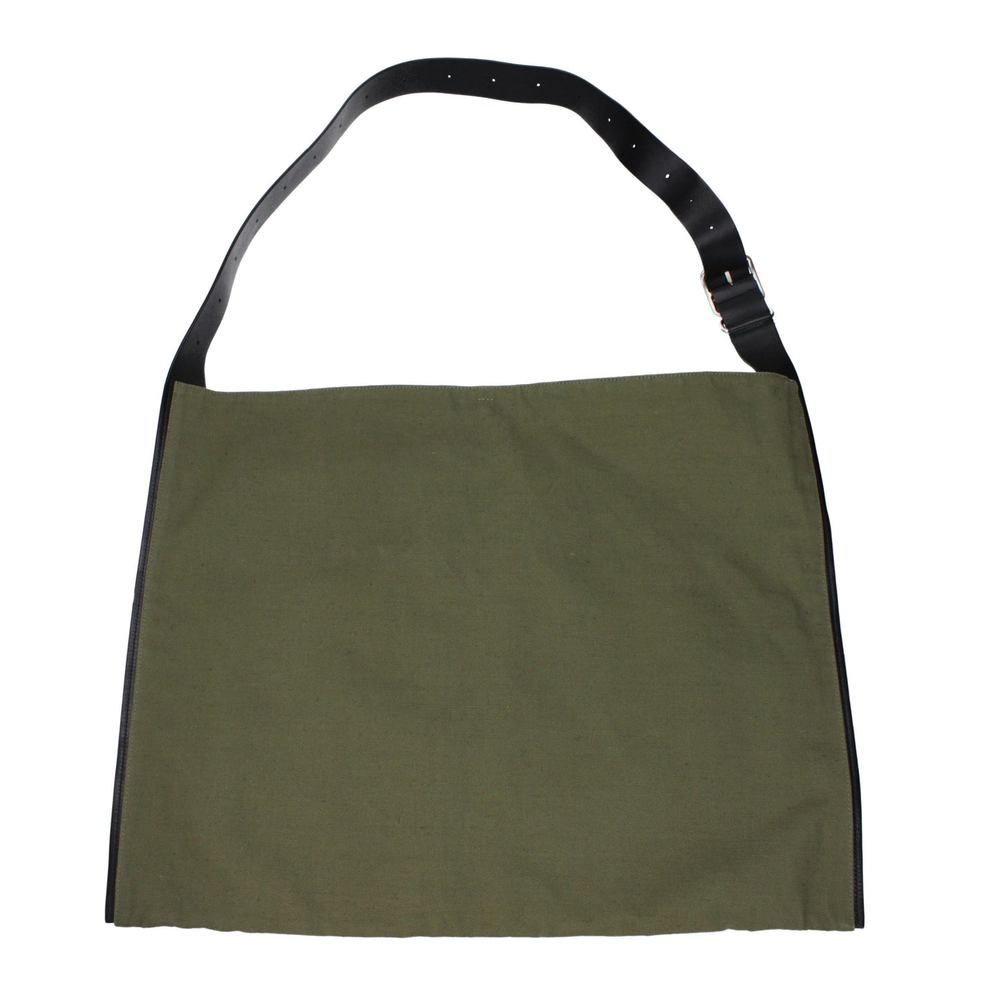 Jil Sander Groene Stoffen Schoudertas