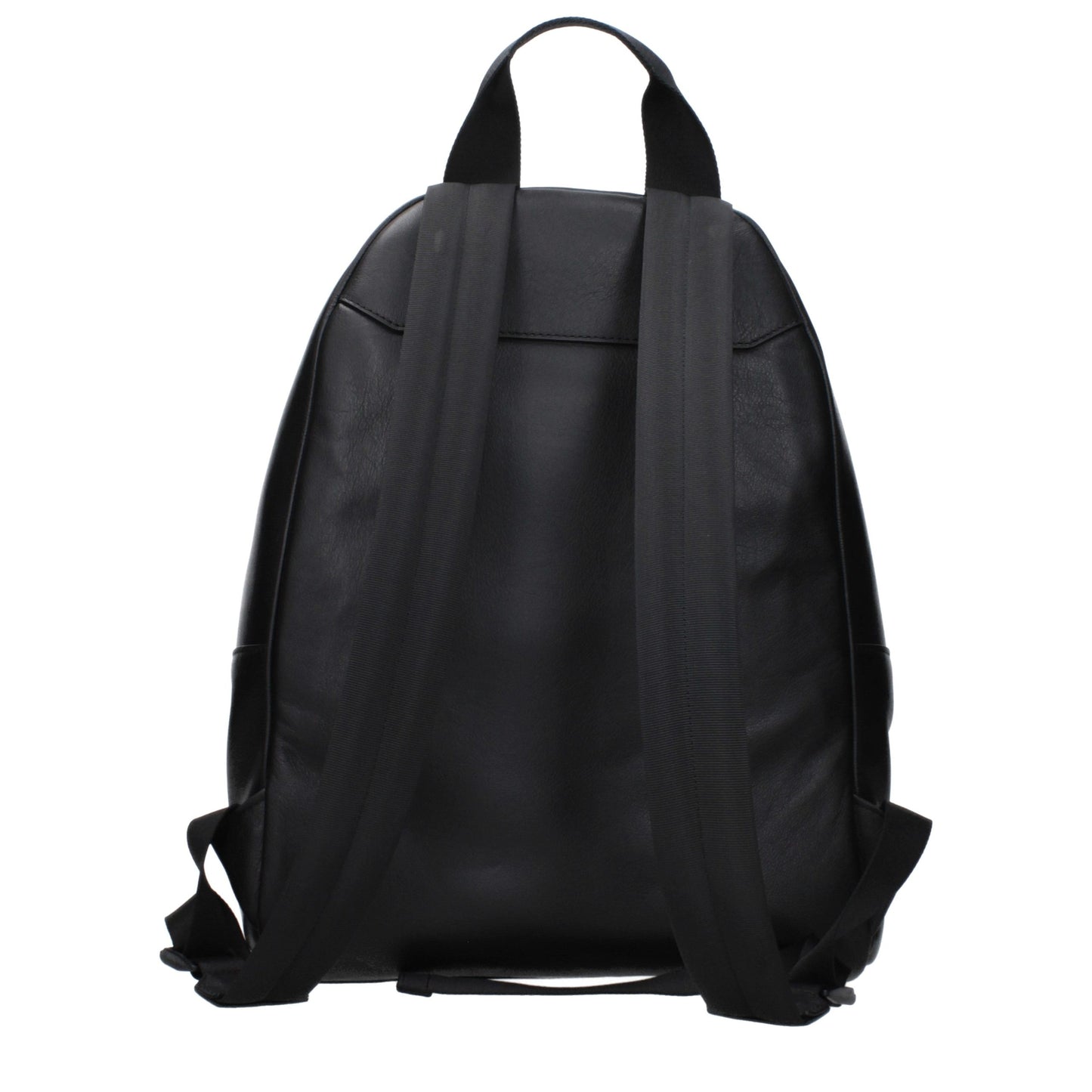 Sac à dos en cuir noir Roberto Cavalli