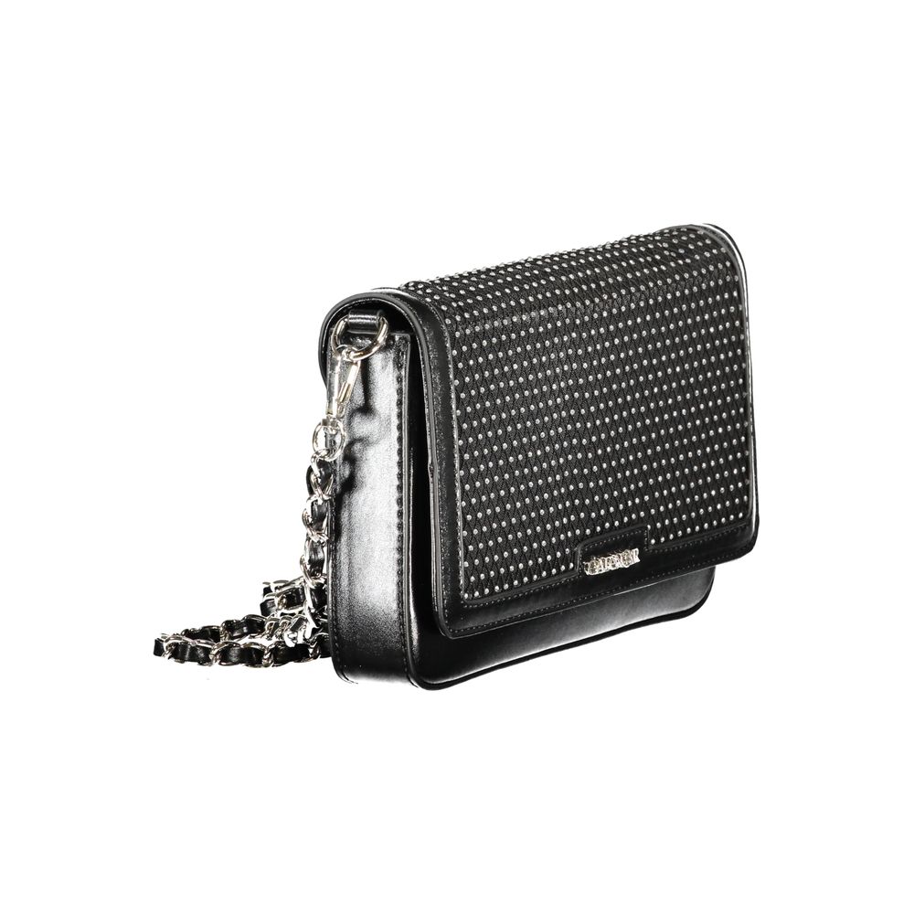 Sac porté épaule femme Cafenoir en polyuréthane noir