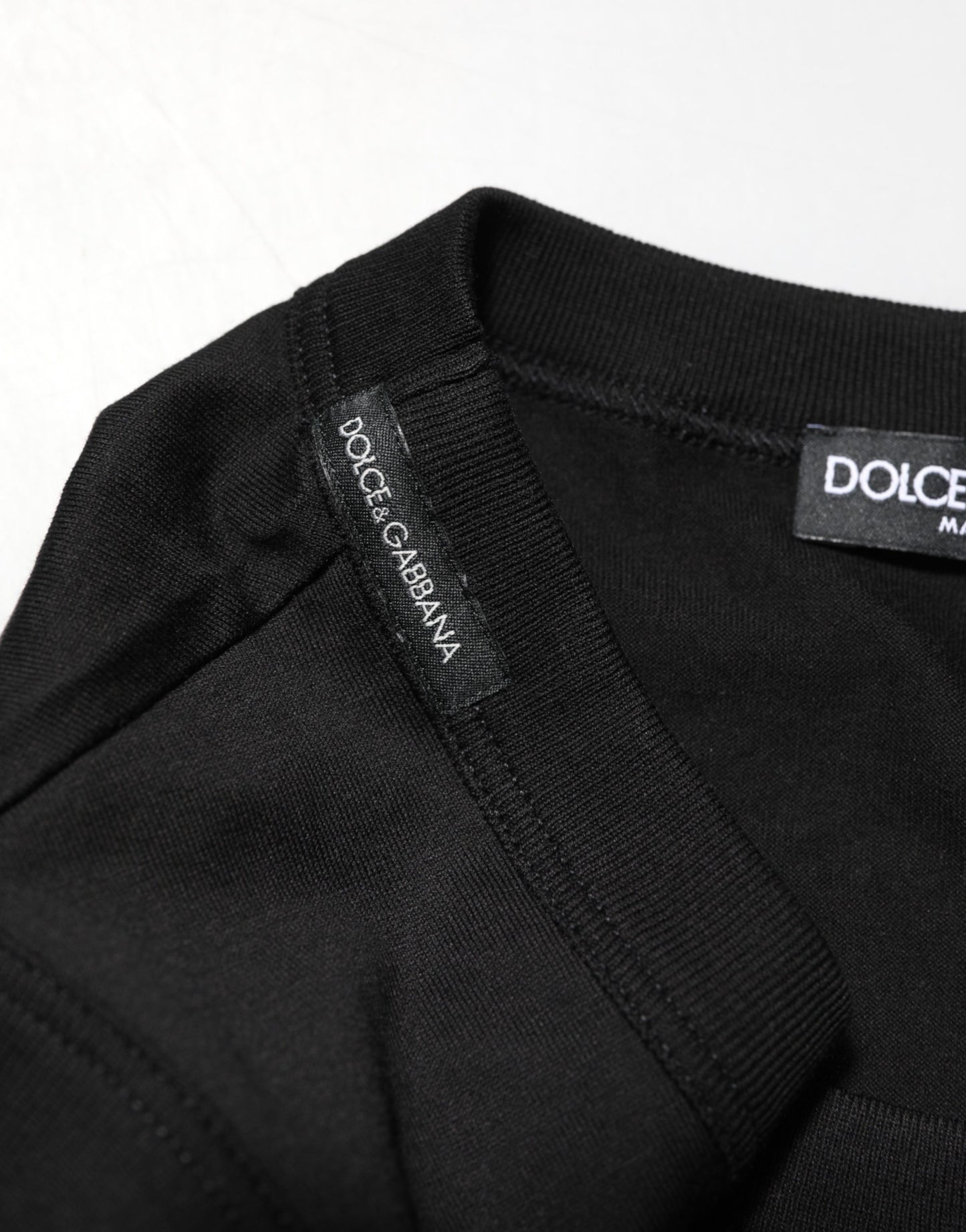 Dolce & Gabbana Zwart Katoenen Mouwloos Heren Tanktop T-shirt