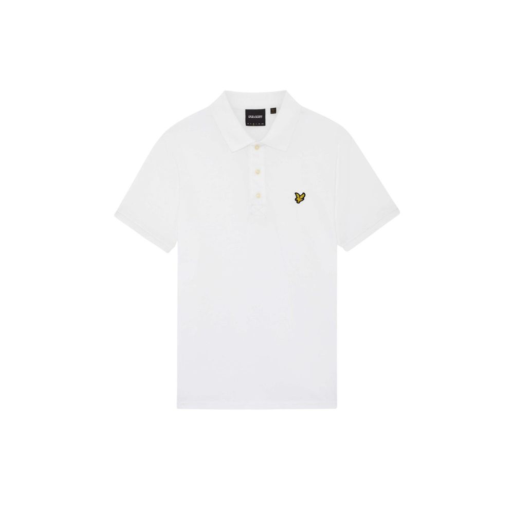 Lyle & Scott White Cotton Polo Shirt for Men