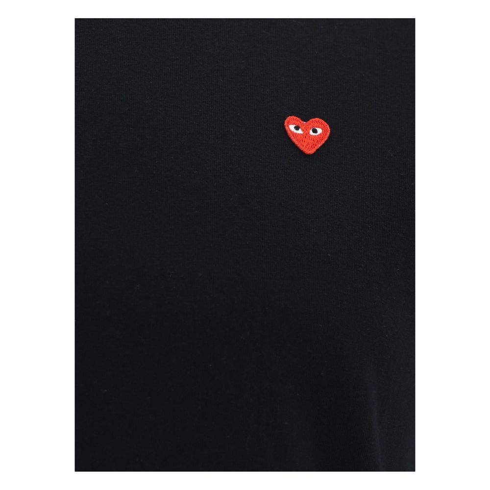 T-shirt noir en coton Comme Des Garçons Play