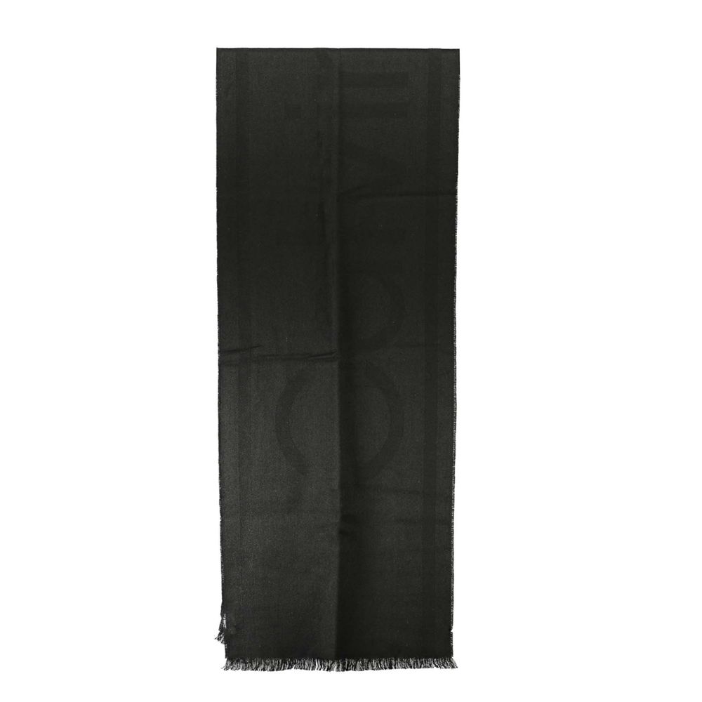 Écharpe noire en marabout Calvin Klein