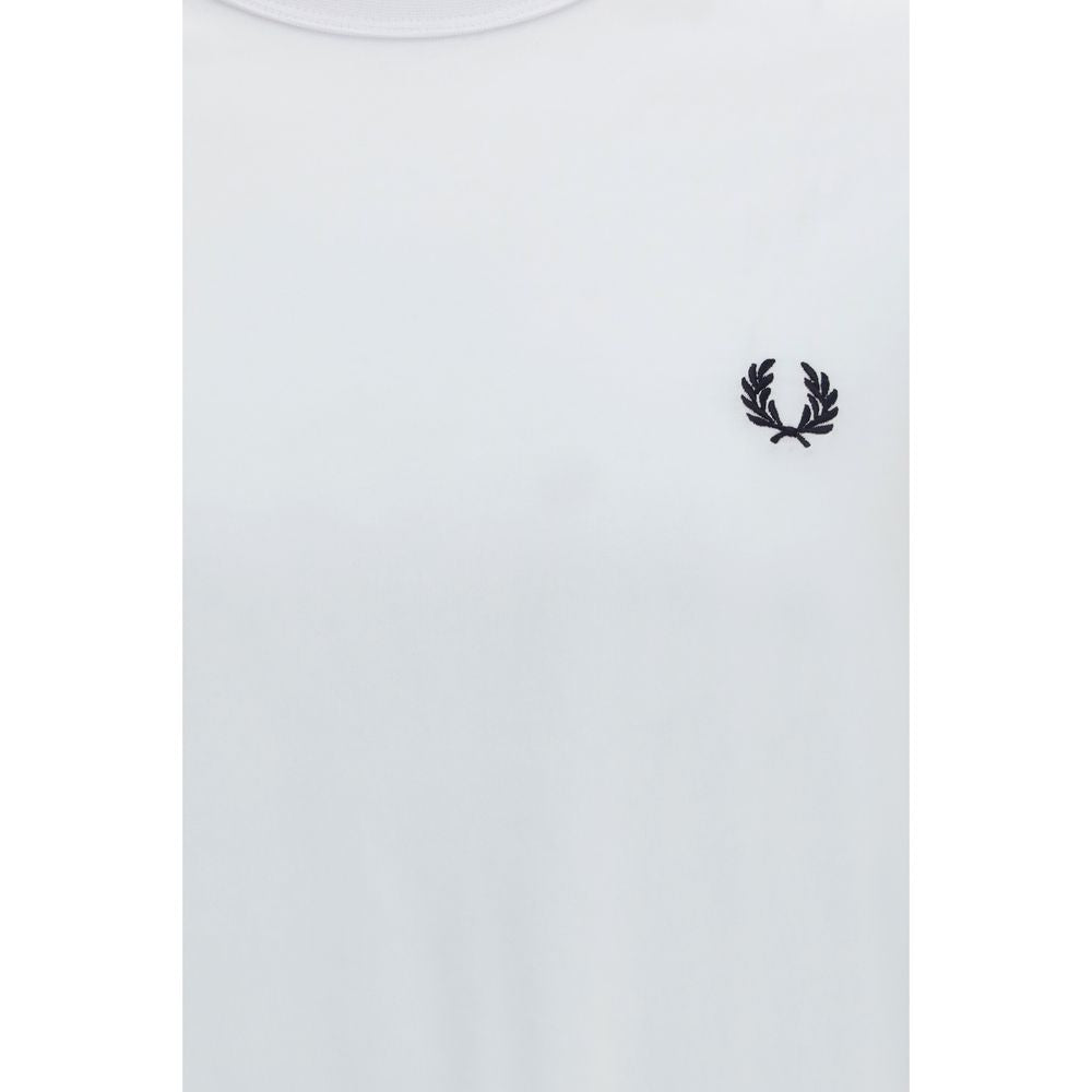 T-shirt en coton blanc Fred Perry