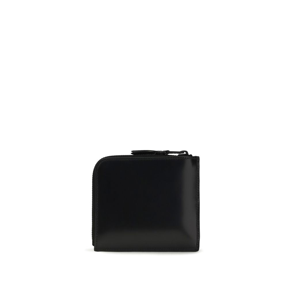 Comme Des Garçons Portefeuille Bos Taurus en cuir de veau noir