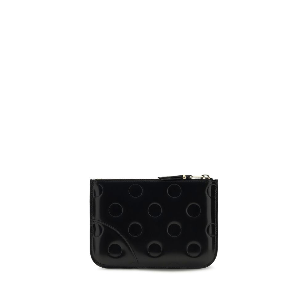 Comme Des Garçons Portefeuille Bos Taurus en cuir de veau noir