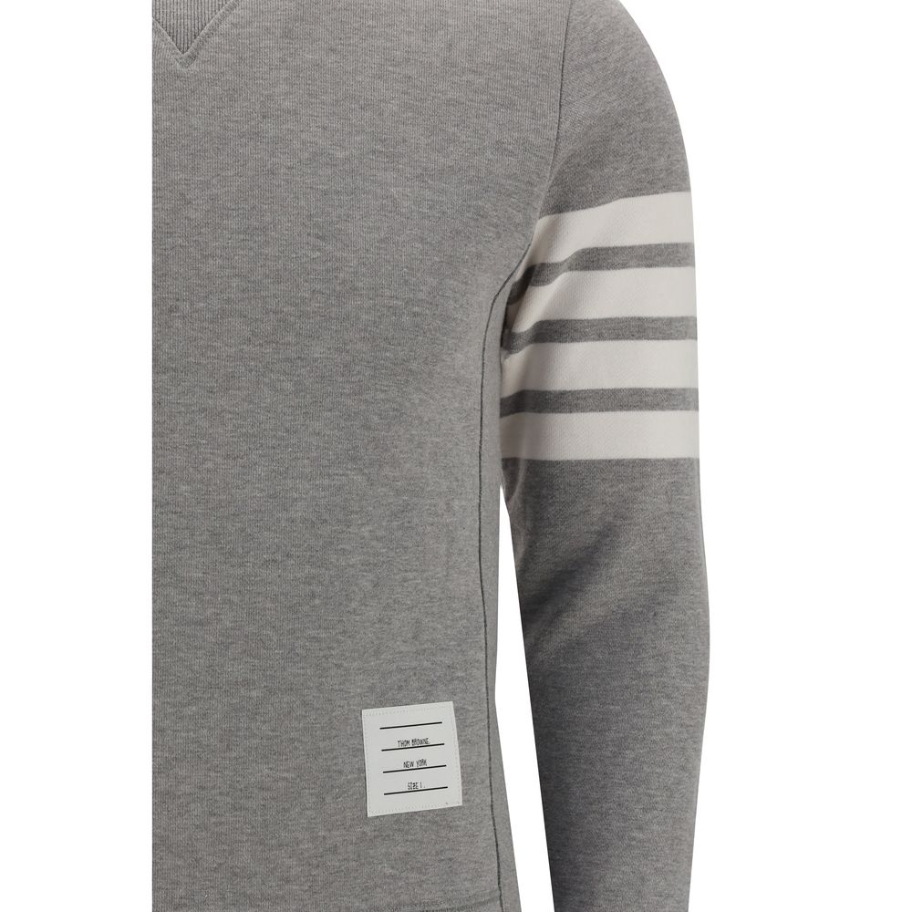 Thom Browne Gray Cotton Sweatshirt for Men