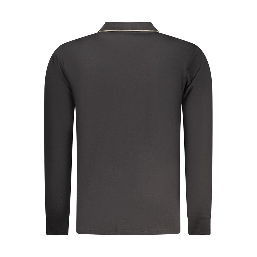 Coveri Moving Black Cotton Men's Polo