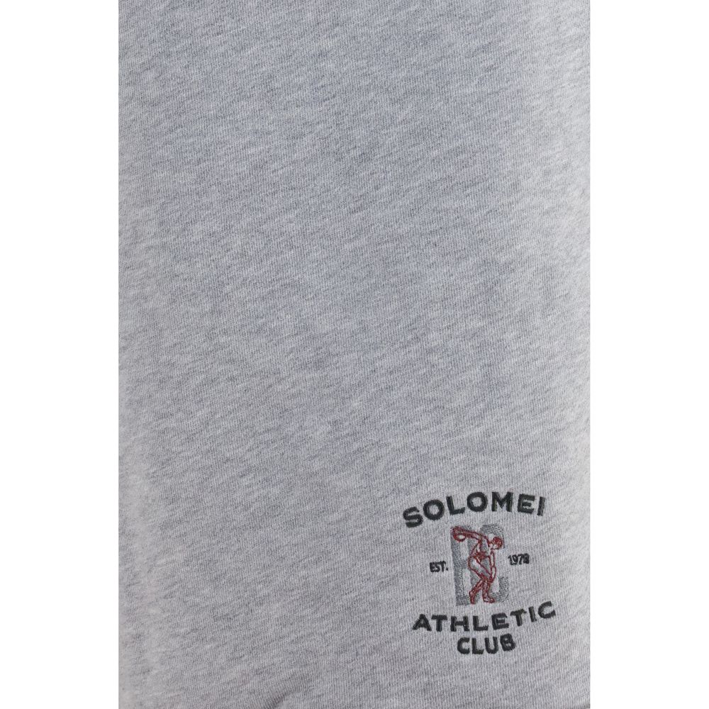 Brunello Cucinelli Gray Cotton Bermuda Shorts for Men