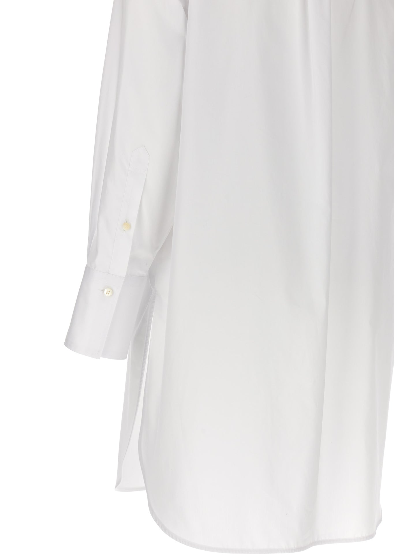 Alberto Biani White Cotton Blouse