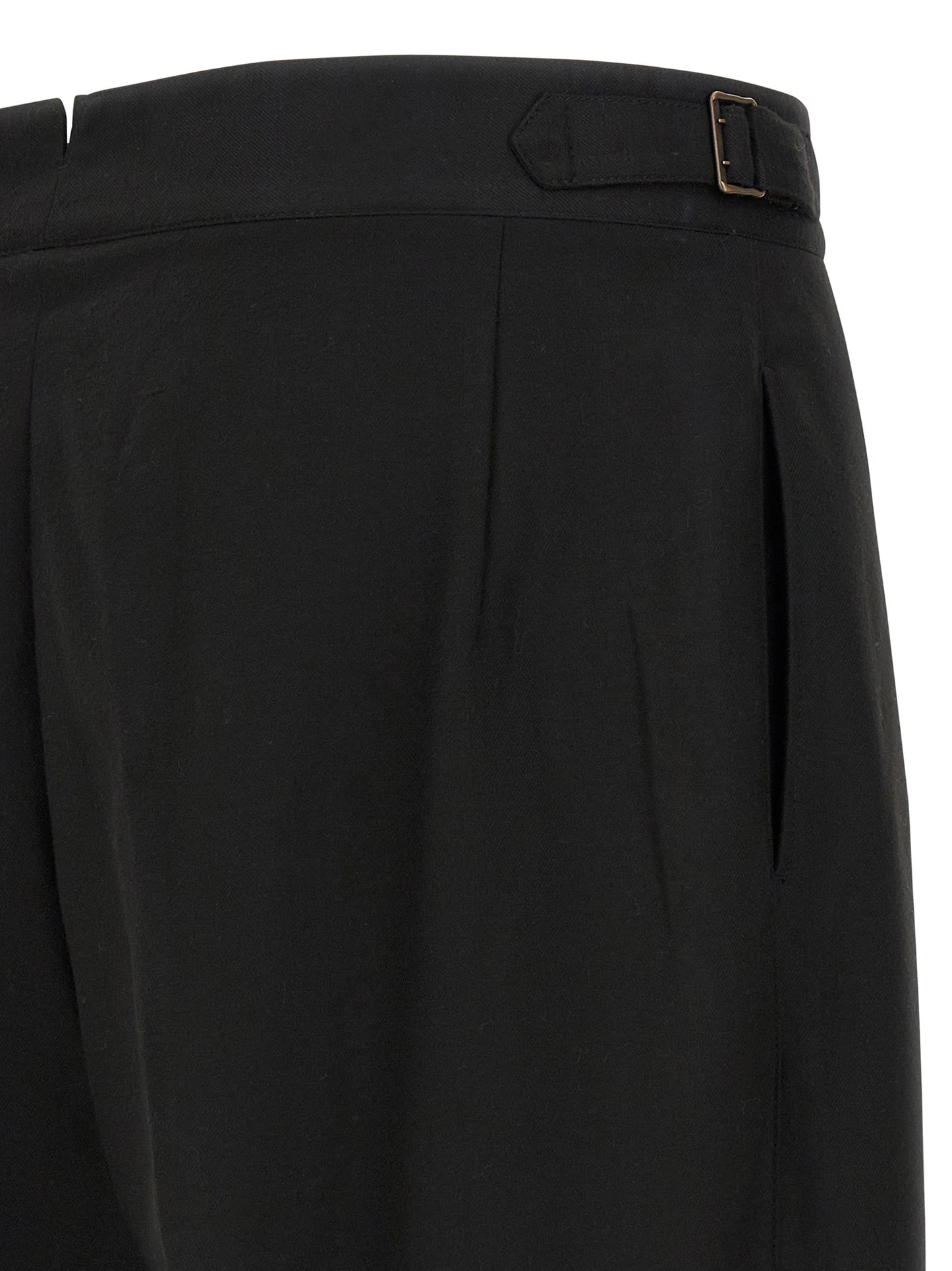 CELLAR DOOR Black Polyester Casual Pants
