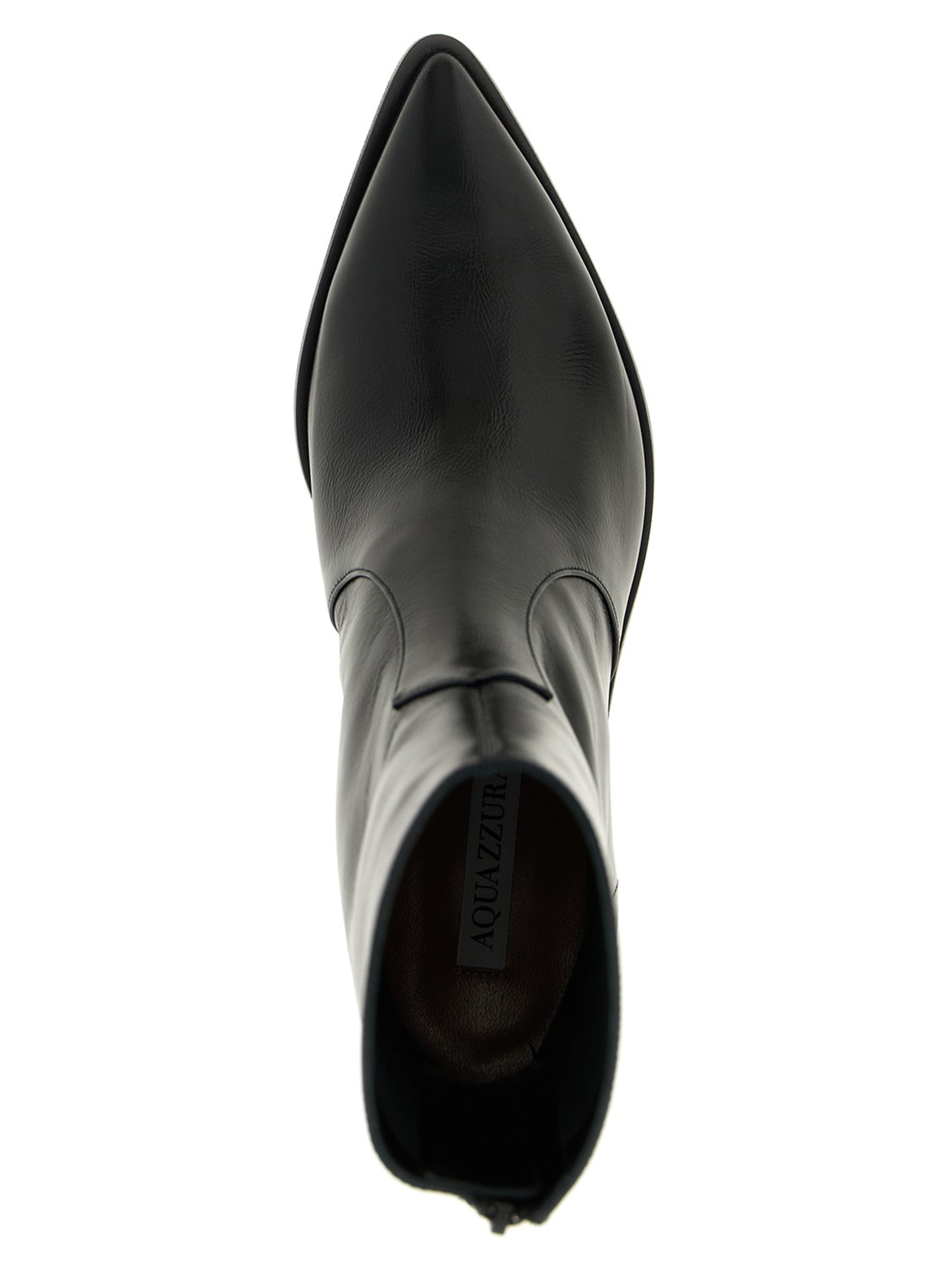 Aquazzura Black Calfskin Chelsea Boots