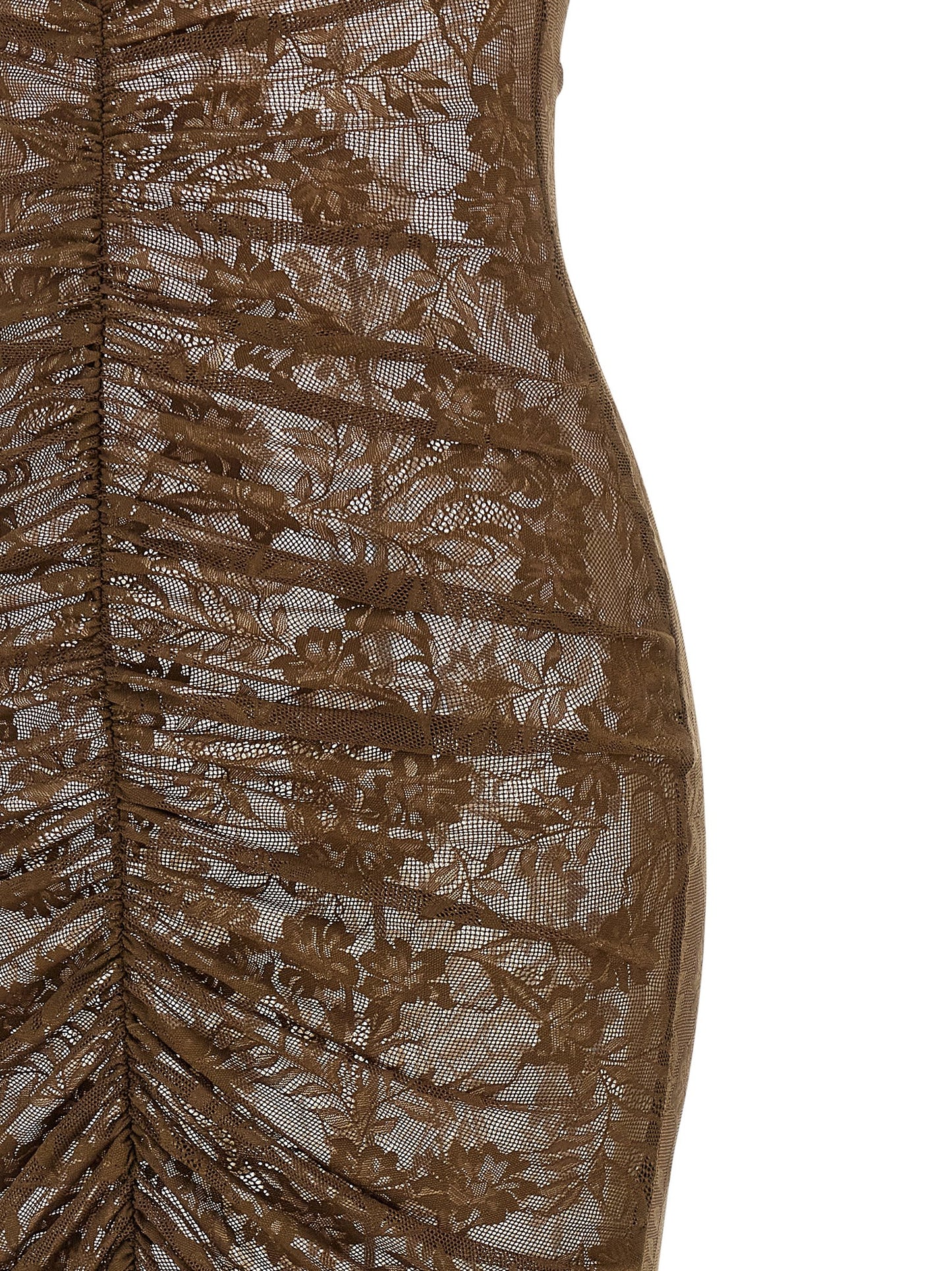 Norma Kamali Bicolor Polyamide Long Dress
