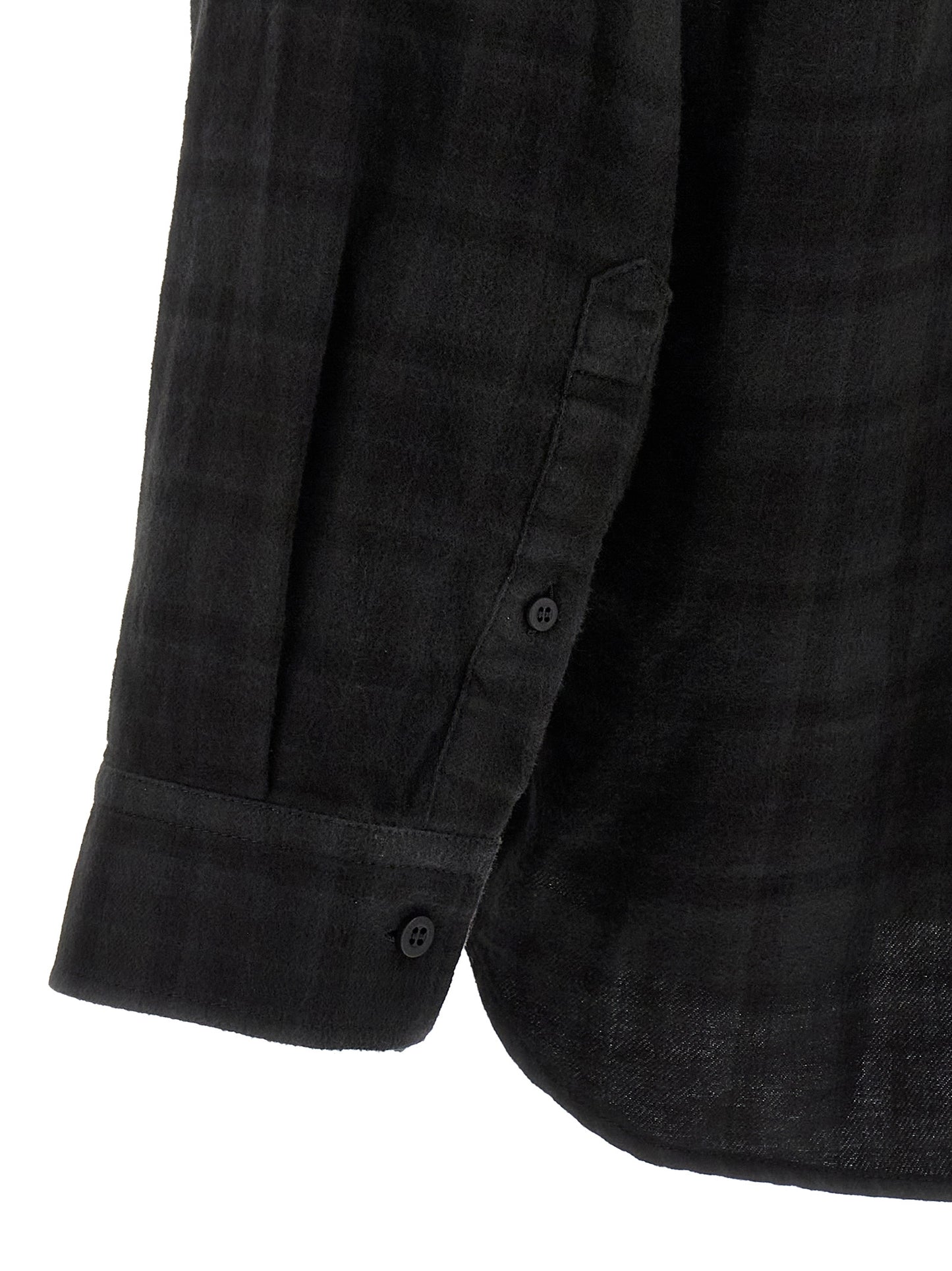 Balenciaga Black Cotton Blouse