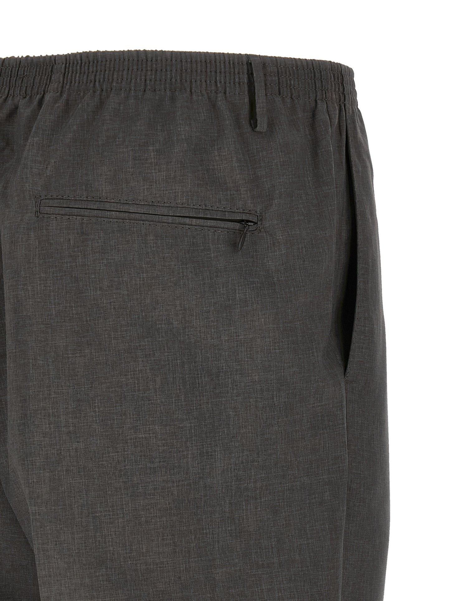 CELLAR DOOR Gray Polyester Casual Pants
