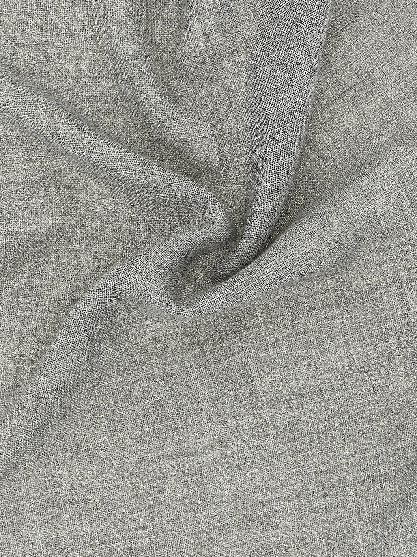 Brunello Cucinelli Gray Virgin Wool Scarf