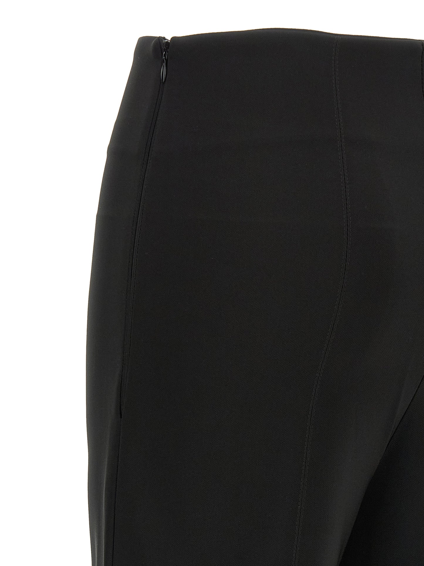 CATALINA Black Triacetate Flared Pants