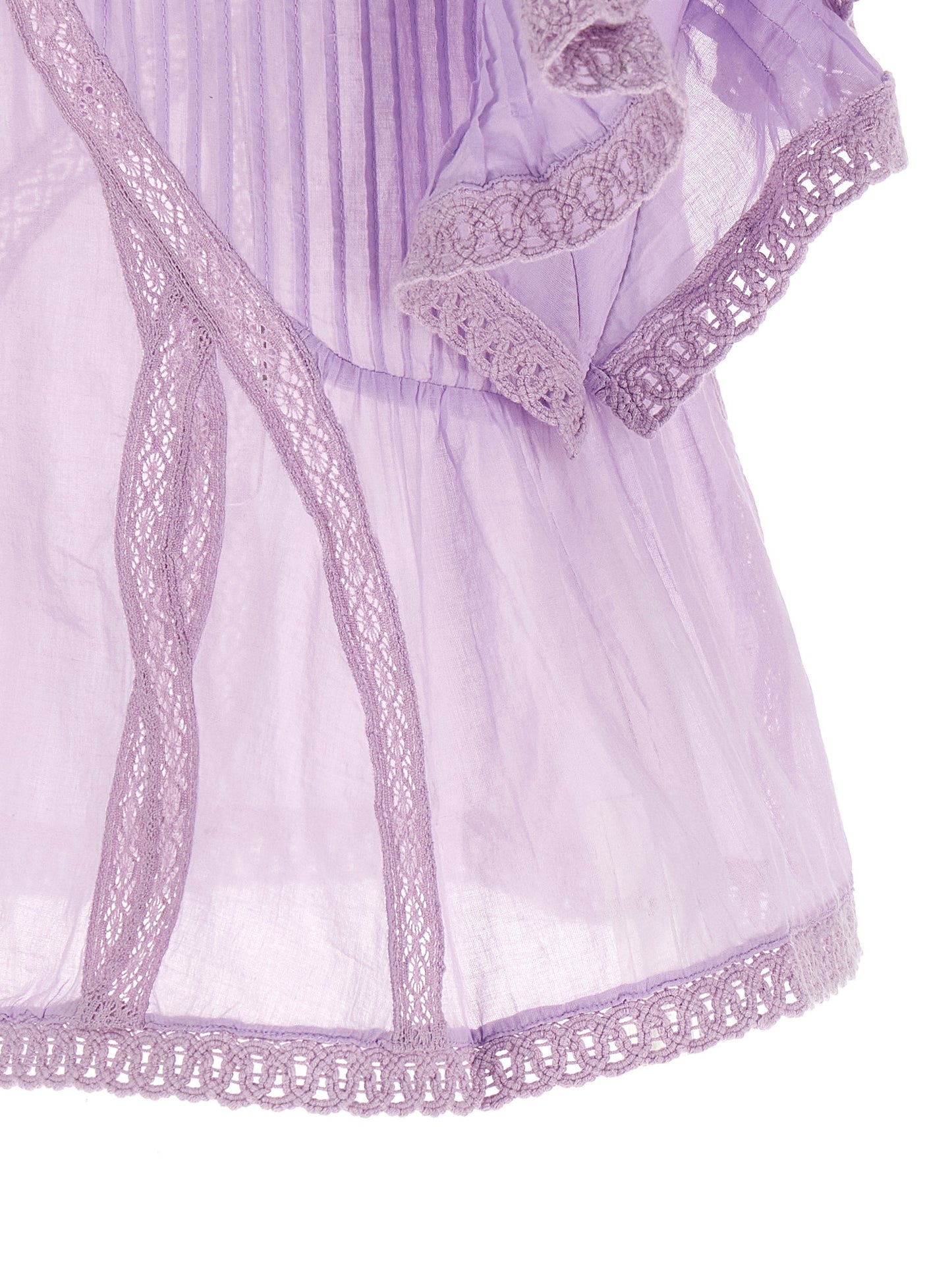 Chemisier en coton biologique violet FARM RIO