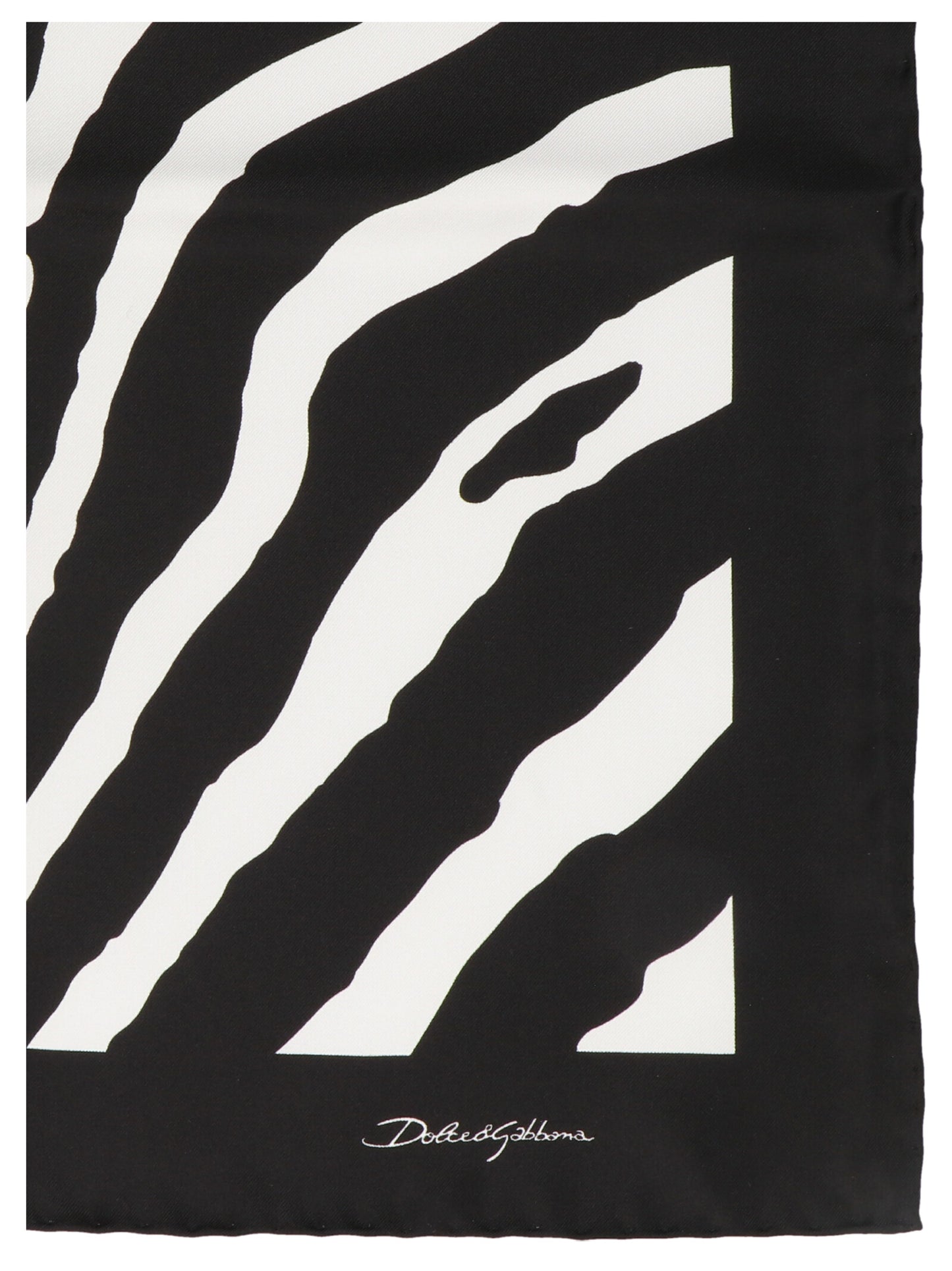 Dolce & Gabbana Bicolor Silk Scarf