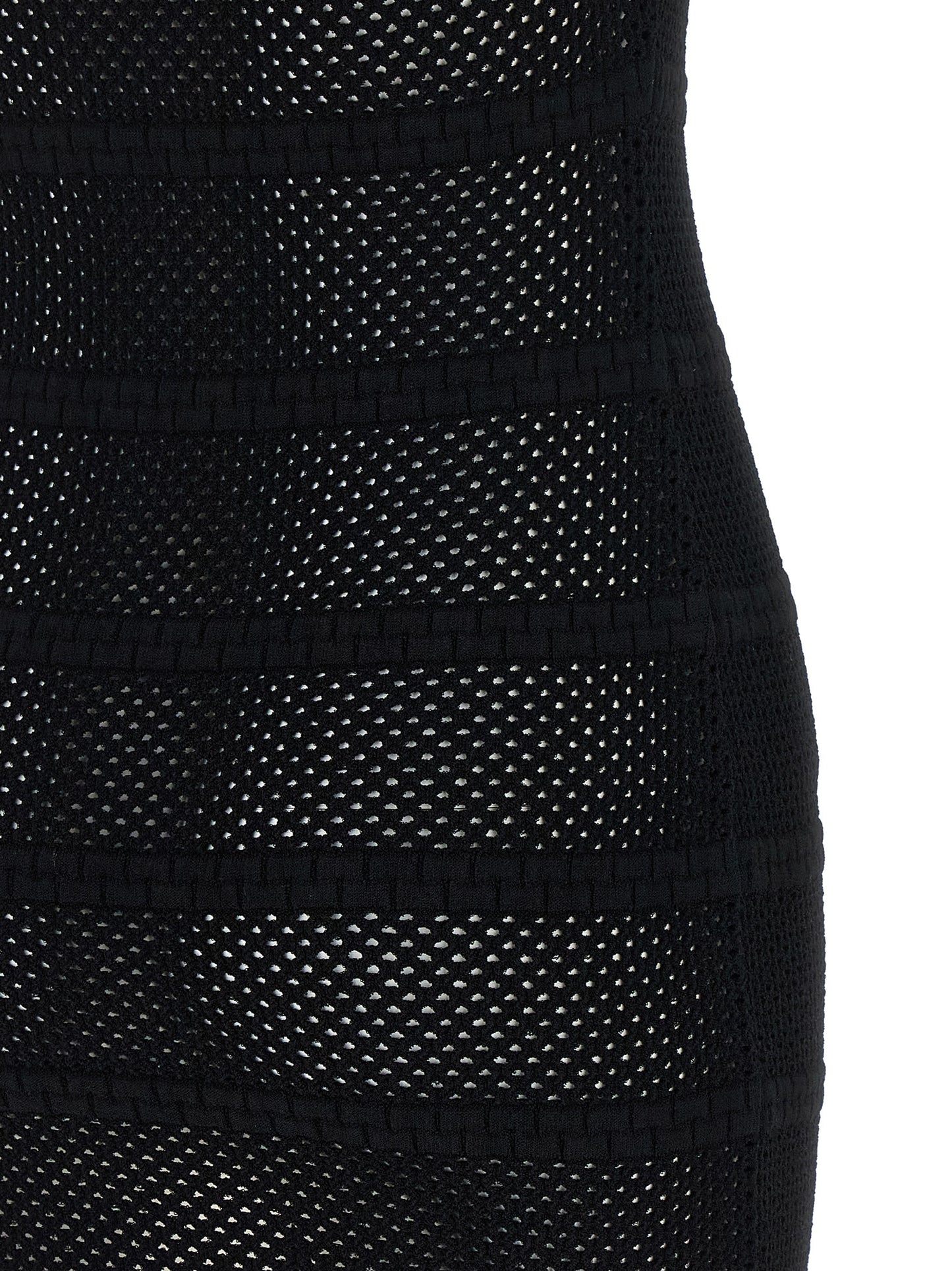 ANTONINO VALENTI Black Viscose Short Dress